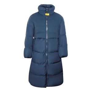 NEW PARAJUMPERS women's eyma long down jacket in blue navy